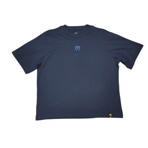 Nike Pumas UNAM Women’s Loose Fit T-Shirt Navy Blue Size Small FJ1992-451 NWT